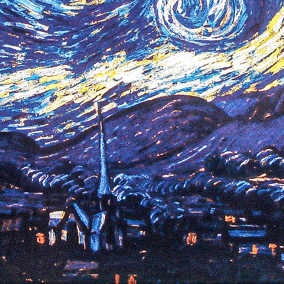 The Starry Night, 1889 Art Glass