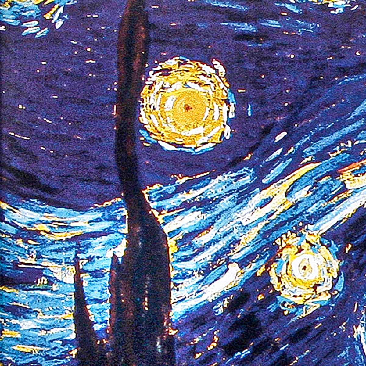 The Starry Night, 1889 Art Glass