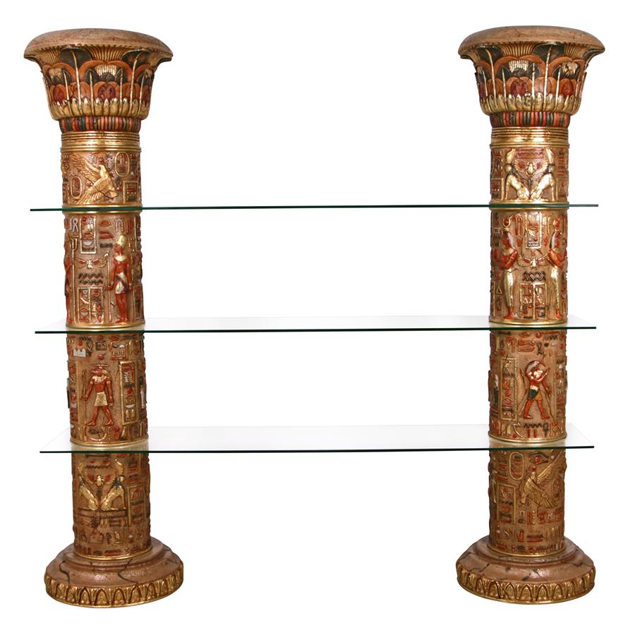 Egyptian Columns of Luxor Shelves