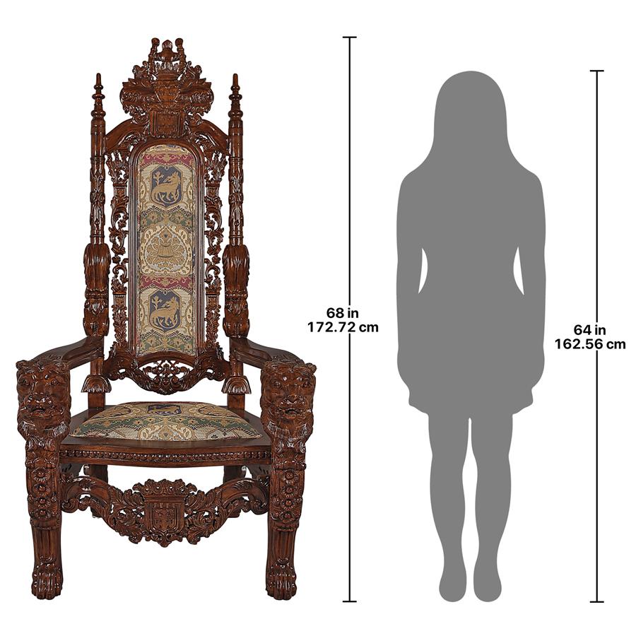 The Lord Raffles Lion Throne Chair