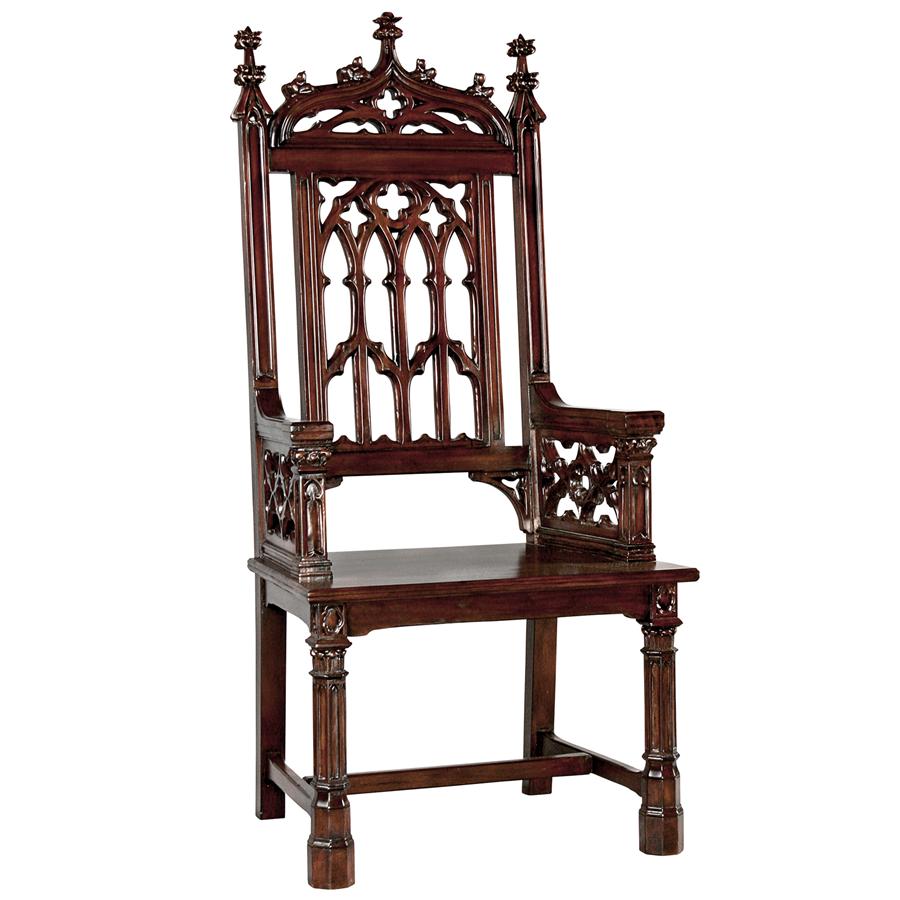 Gothic Tracery Cathedral Chair: Each
