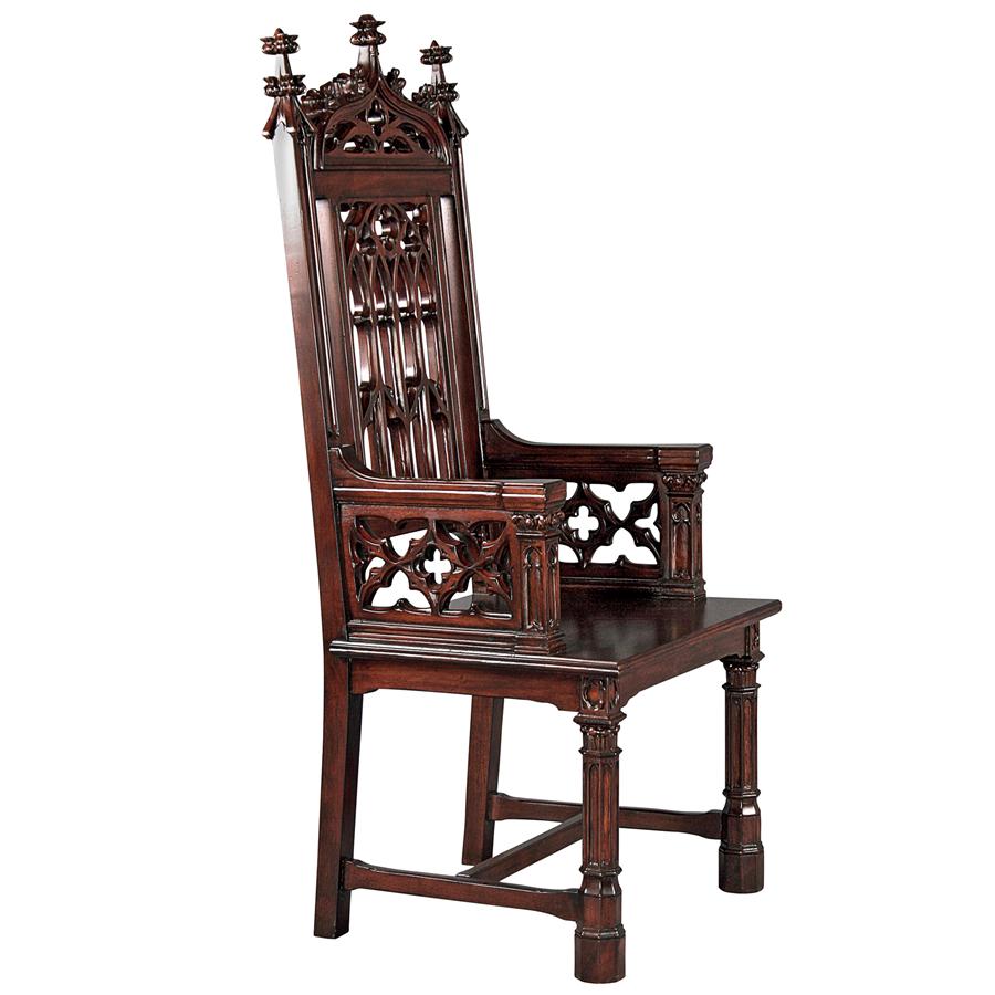 Gothic Tracery Cathedral Chair: Each