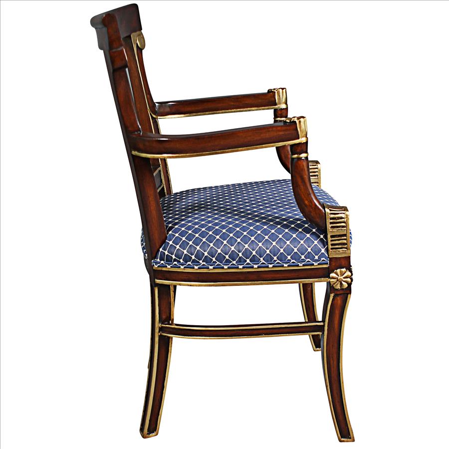 British Colonial Plantation Armchair: Each