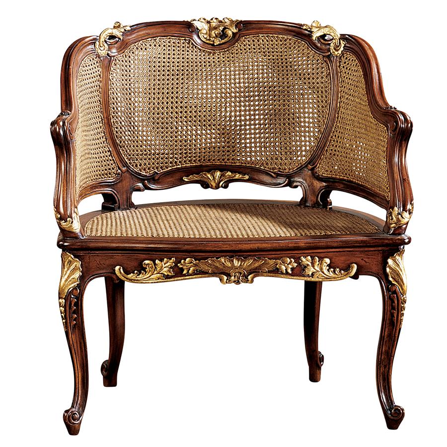 Louis XV French Rattan Chair