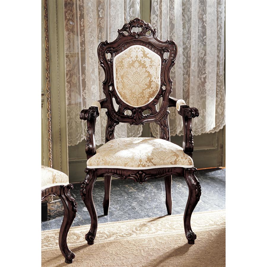 Toulon French Rococo Armchair: Each