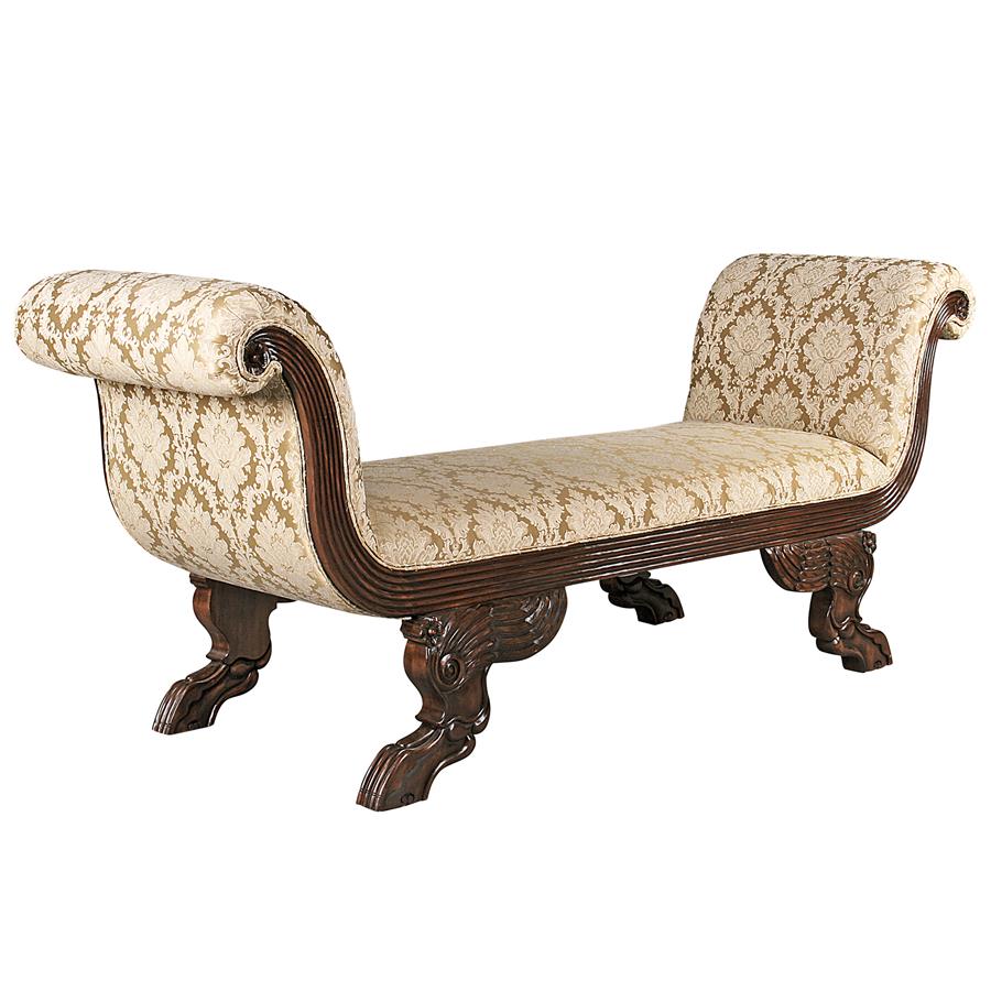 The Veronique Double Rolled-Arm Chaise