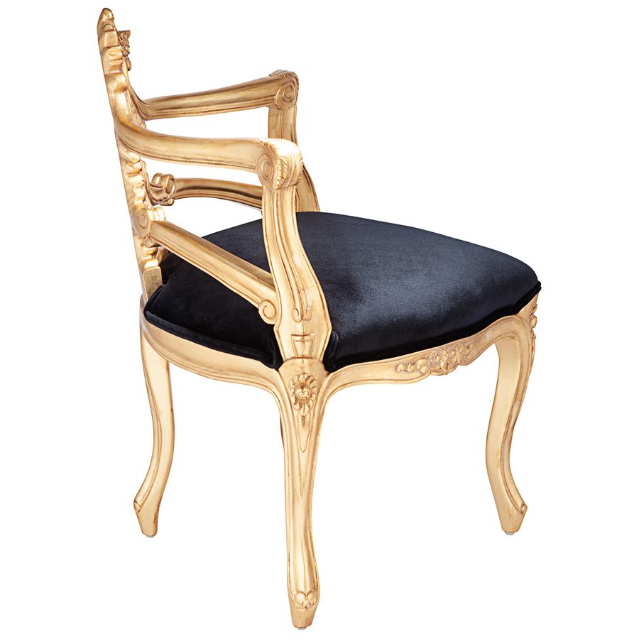 French Salon Slipper Corner Chair