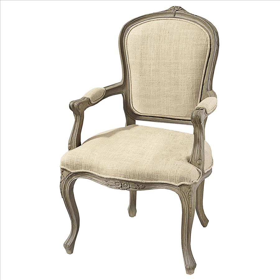 The Carlisle Louis XV Open Armchair: Each