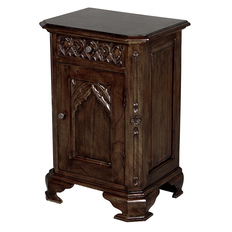 Queensbury Inn Gothic Revival Bedside Table: Each