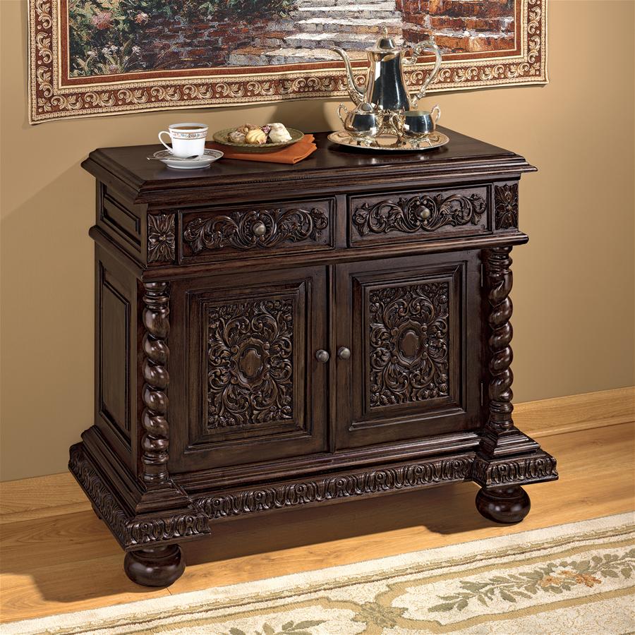 Acadia Barley Twist Gothic Buffet Table