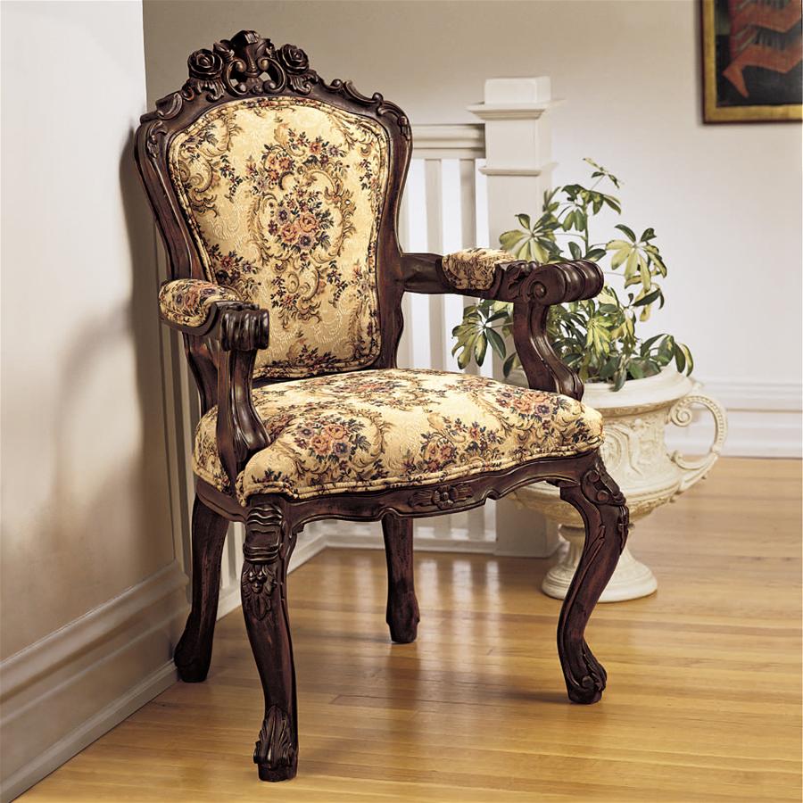 Carved Rocaille Chair: Each