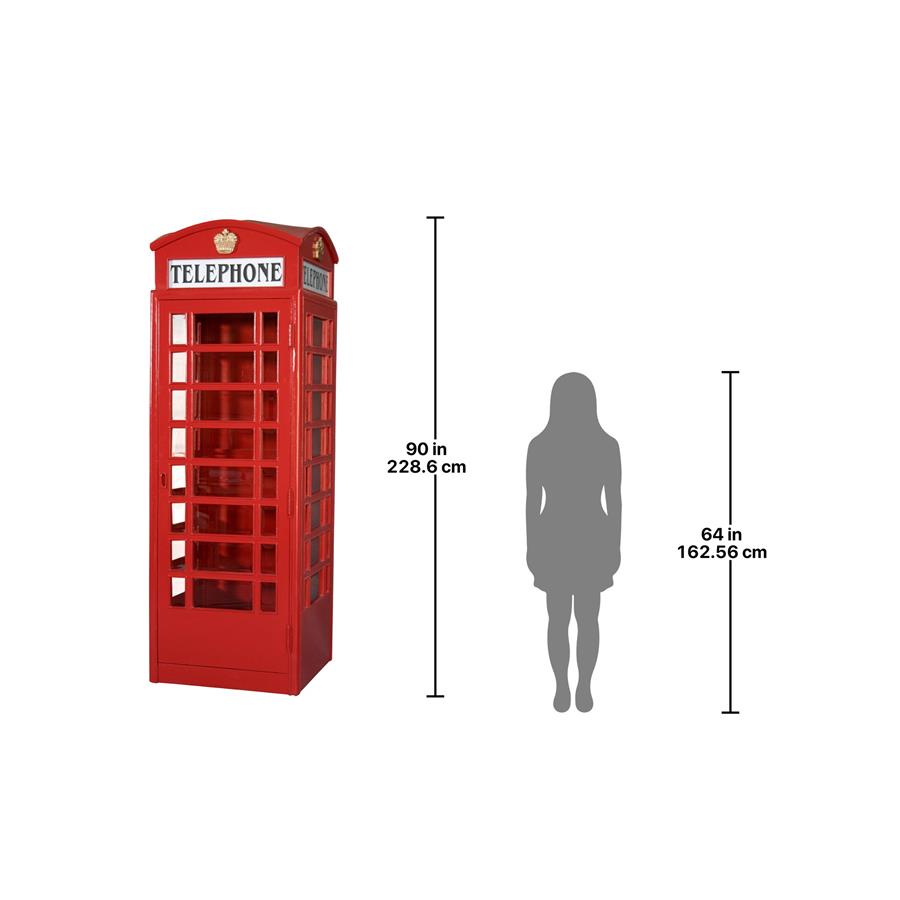 Authentic Replica British Telephone Booth