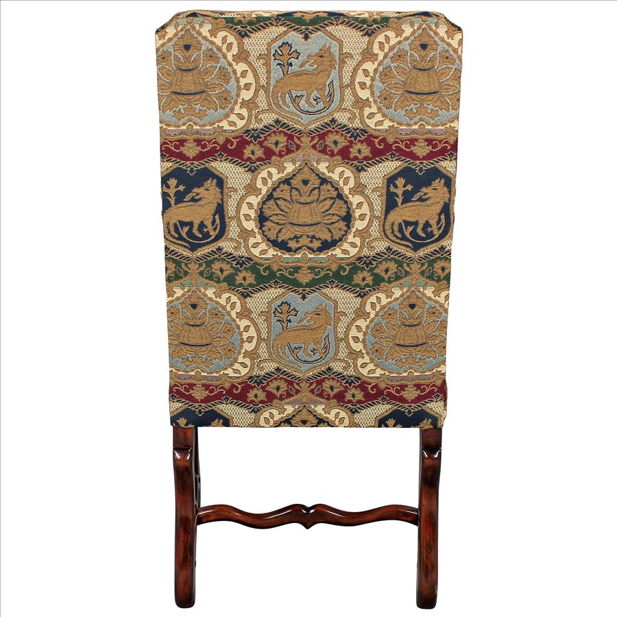 Chateau DuMonde Coat of Arms Dining Arm Chair