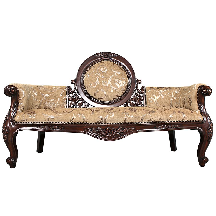 Victorian Cameo-Backed Sofa Couch