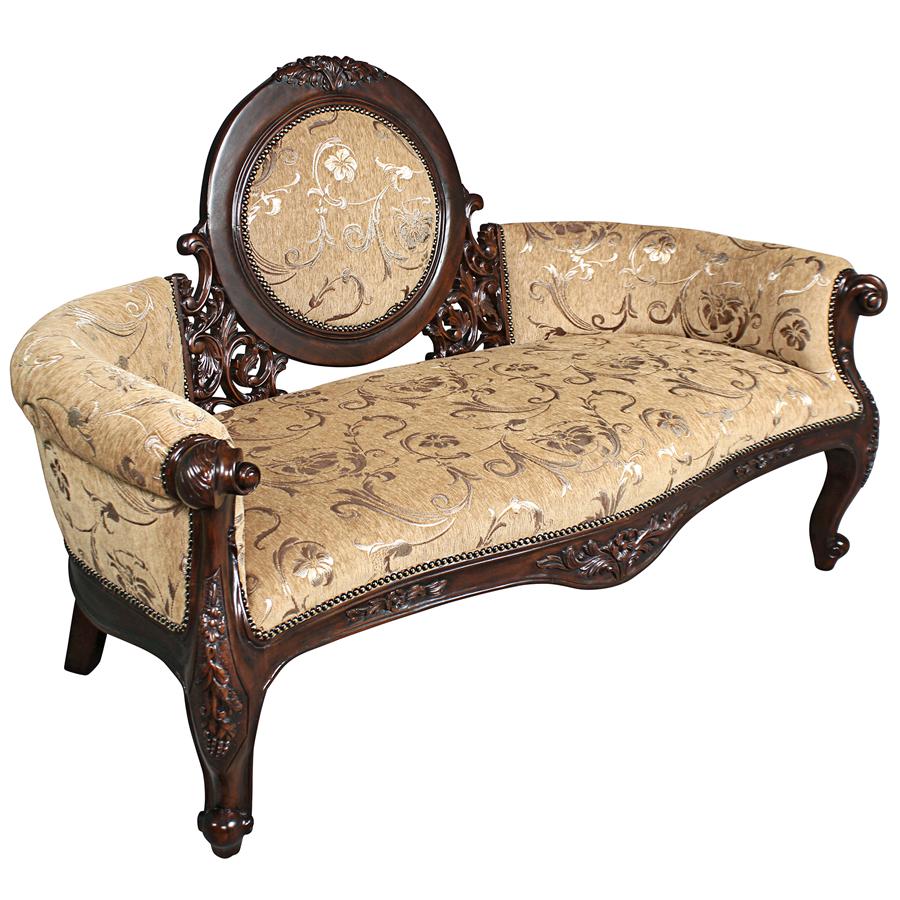 Victorian Cameo-Backed Sofa Couch