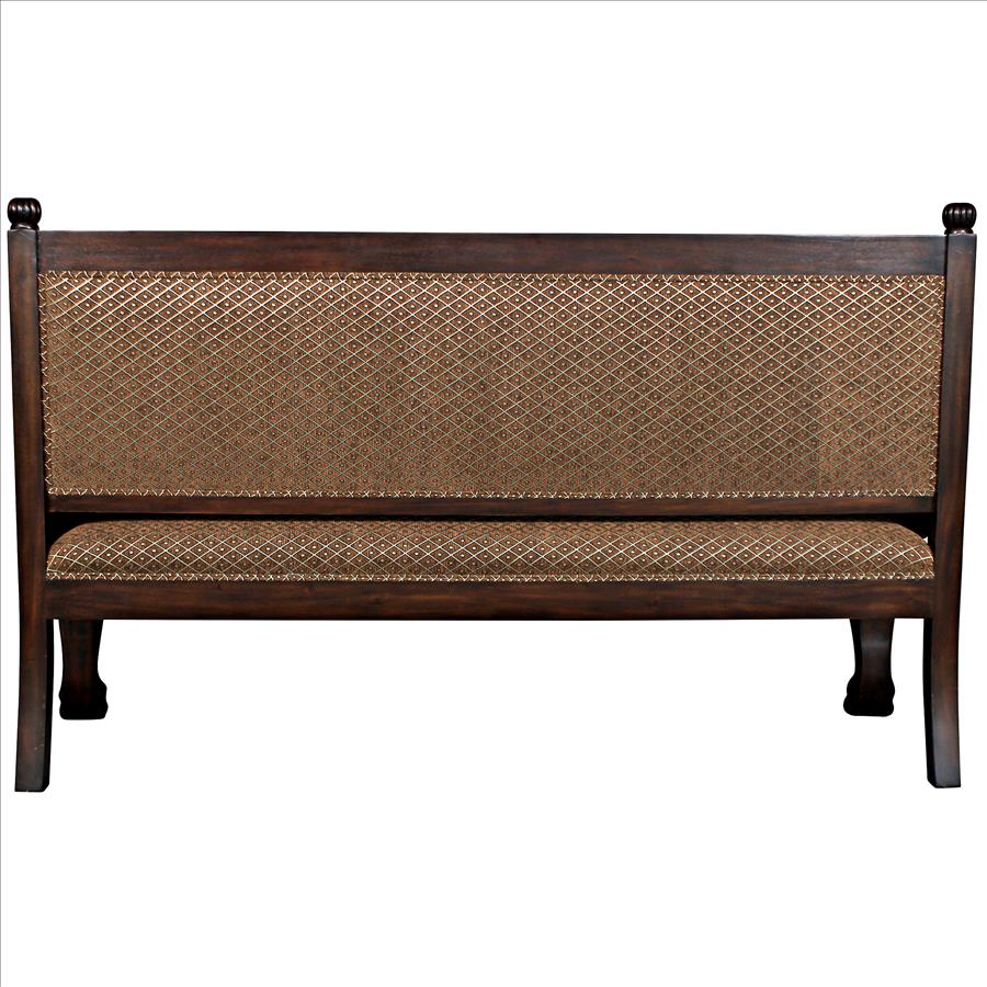 Lord Raffles Winged Lion Settee Bench