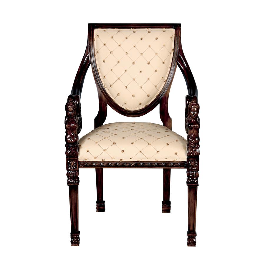 St. Gabriel Neoclassical Armchair