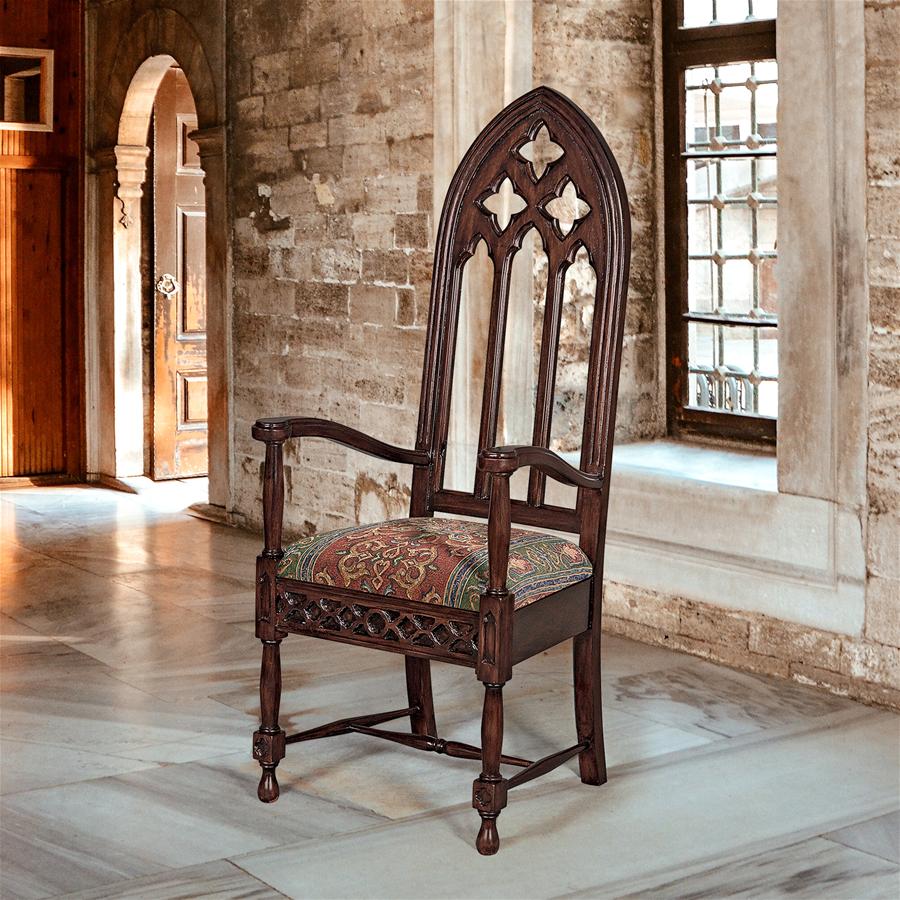 Viollet-le-Duc Gothic Cathedral Armchair: Each