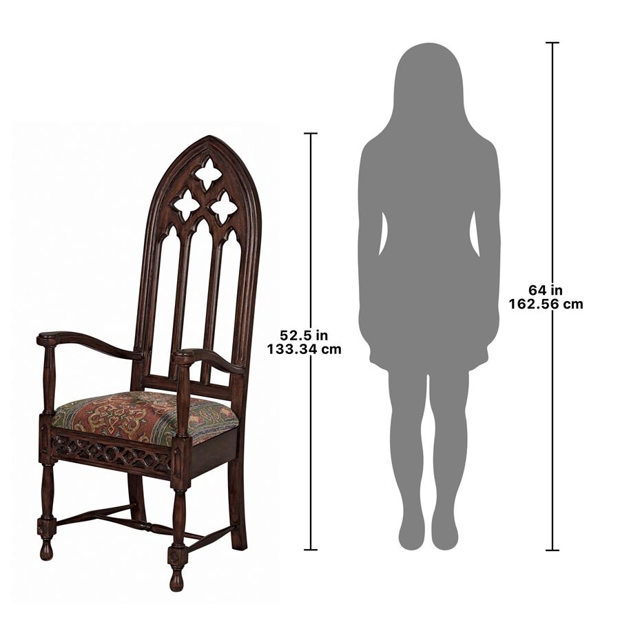 Viollet-le-Duc Gothic Cathedral Armchair: Each