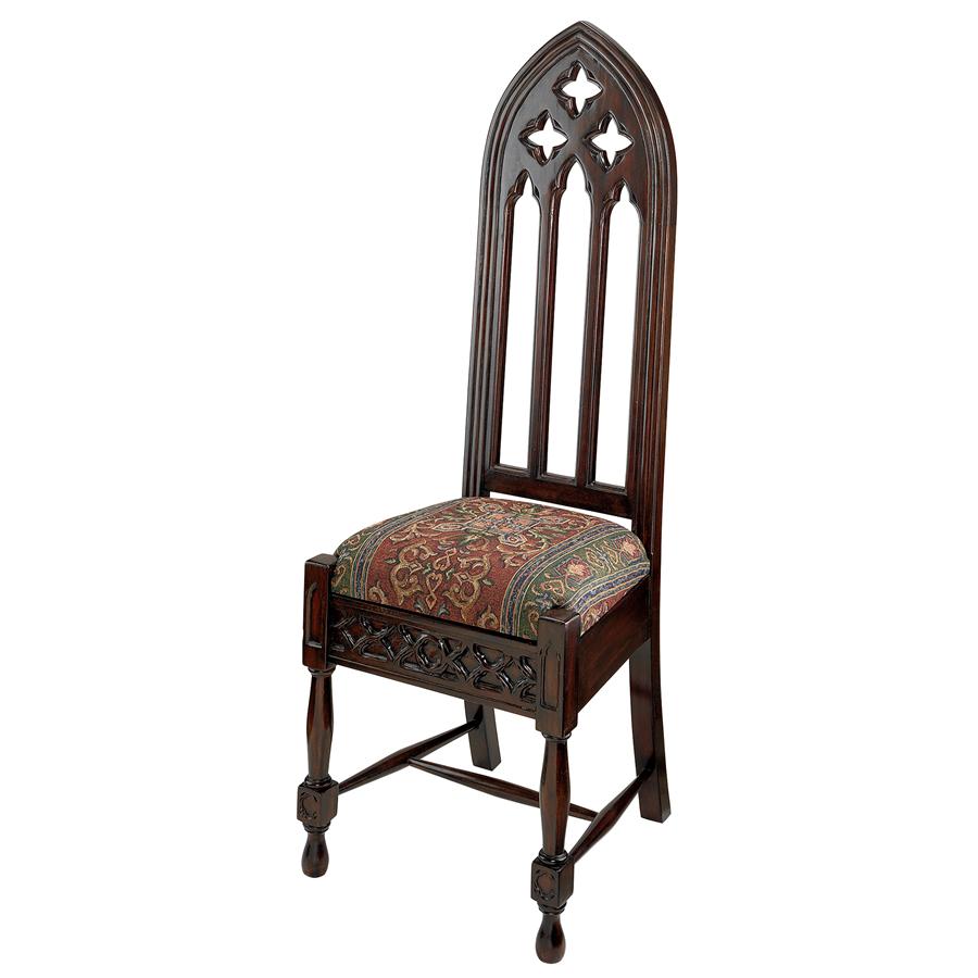 Viollet-le-Duc Gothic Cathedral Side Chair: Each