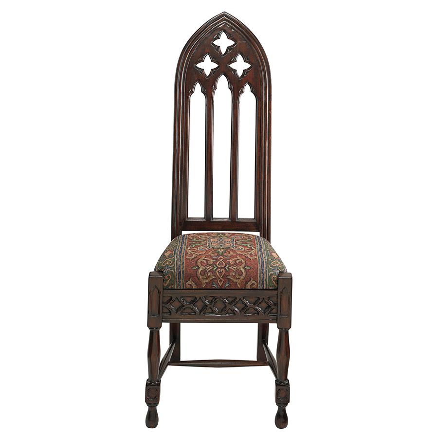 Viollet-le-Duc Gothic Cathedral Side Chair: Each