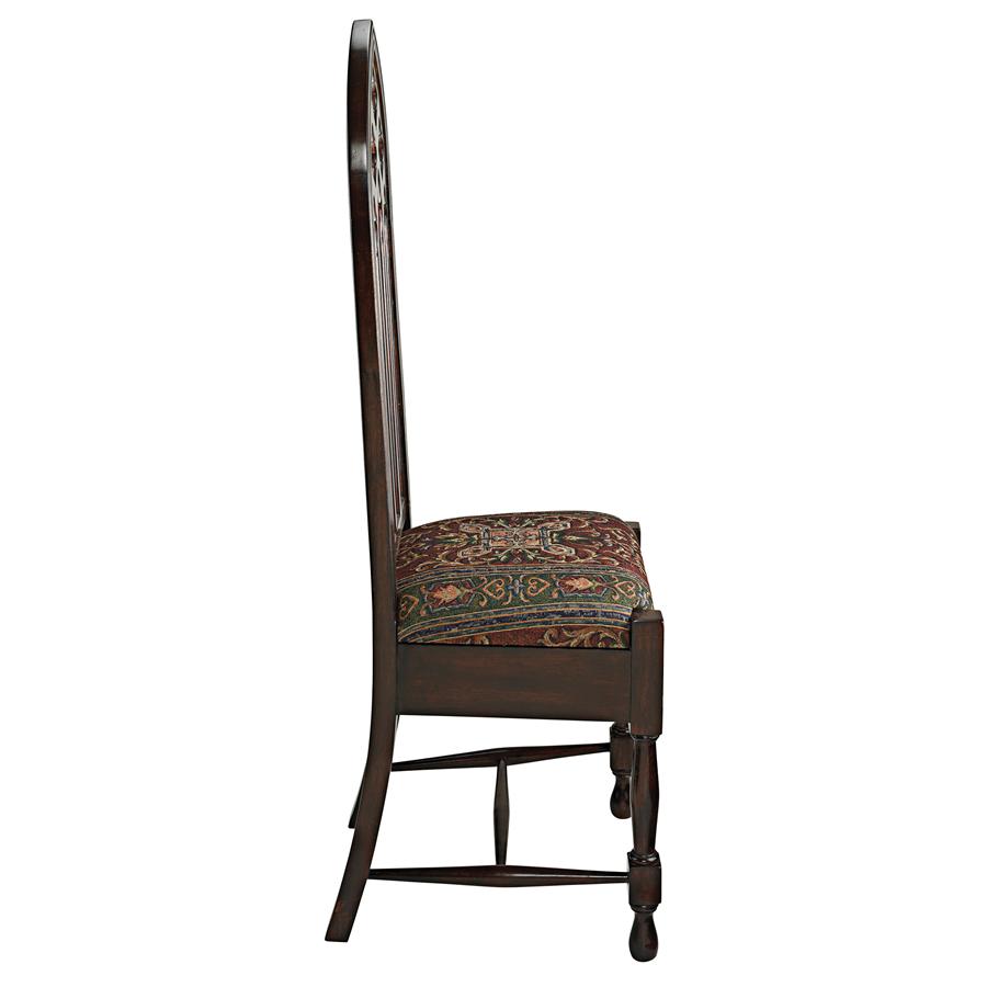 Viollet-le-Duc Gothic Cathedral Side Chair: Each