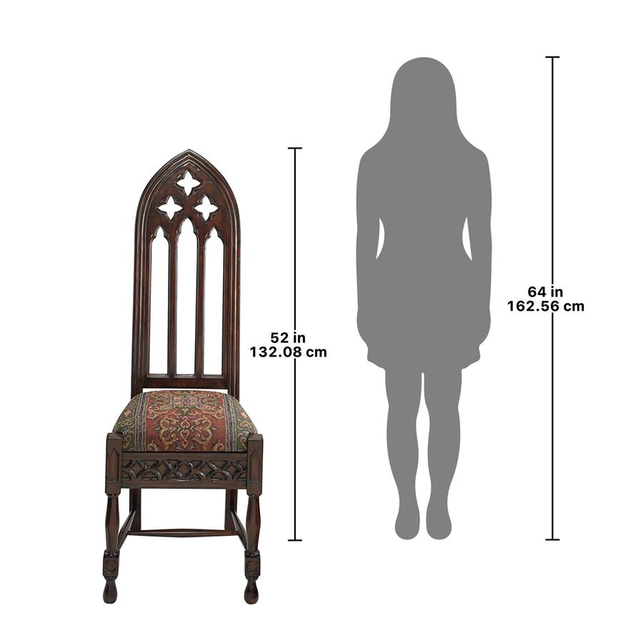 Viollet-le-Duc Gothic Cathedral Side Chair: Each