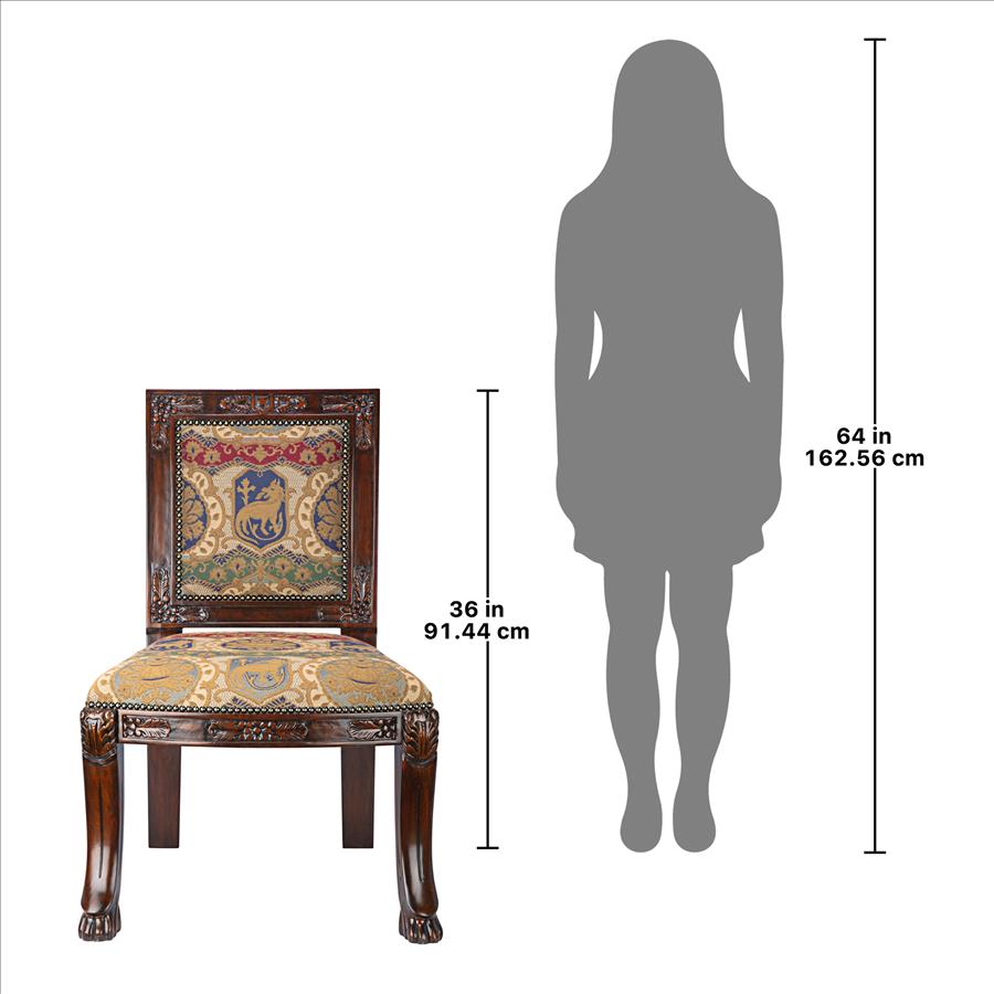 Beardsley Heraldic Lion Side Chair: Each