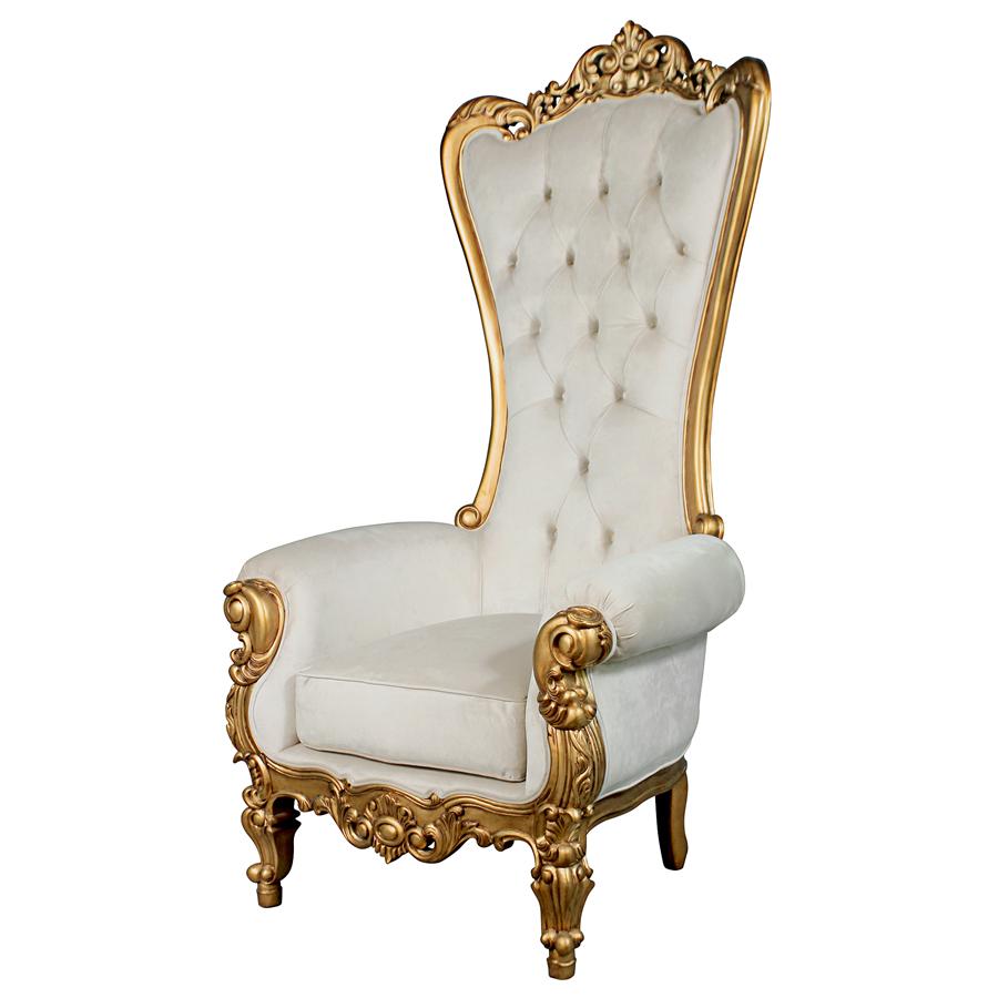 Contessa Stylish Baroque Throne Chair