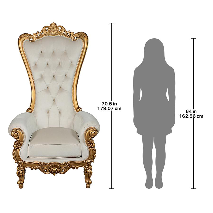 Contessa Stylish Baroque Throne Chair