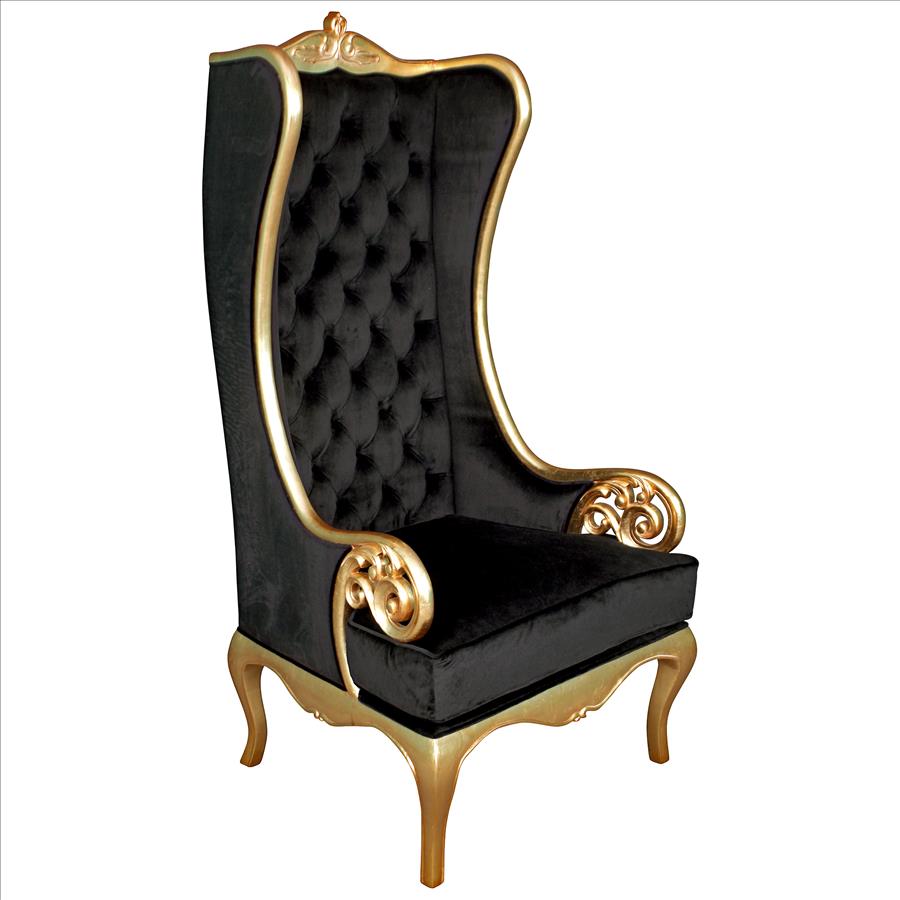 Palazzo Ducale Contemporary Wingback Throne Chair