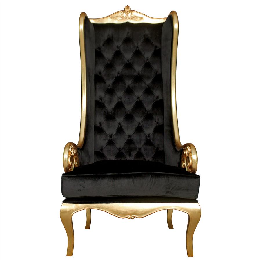 Palazzo Ducale Contemporary Wingback Throne Chair