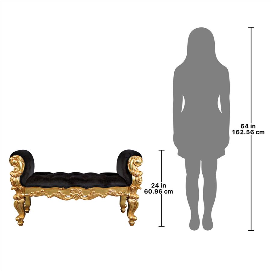 The Arrondissement Tufted Double Rolled Arm Bench