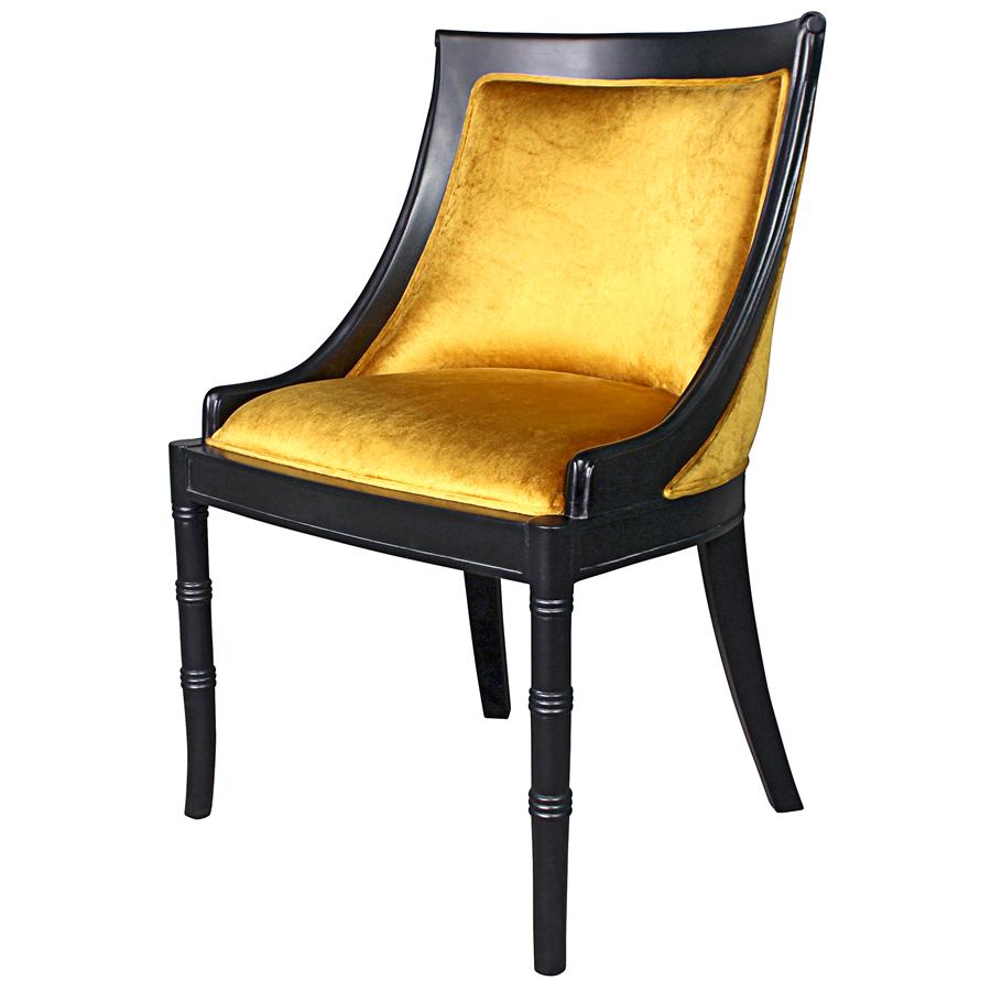 Emperor Caesar Neoclassical Swing Back Side Chair: Each