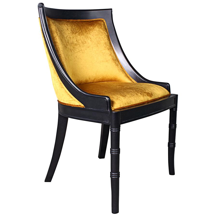 Emperor Caesar Neoclassical Swing Back Side Chair: Each