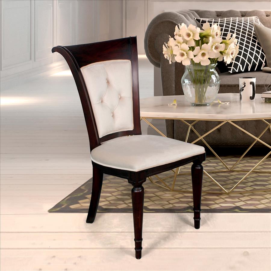 Bacall Waterfall Curved Back Dining Chair