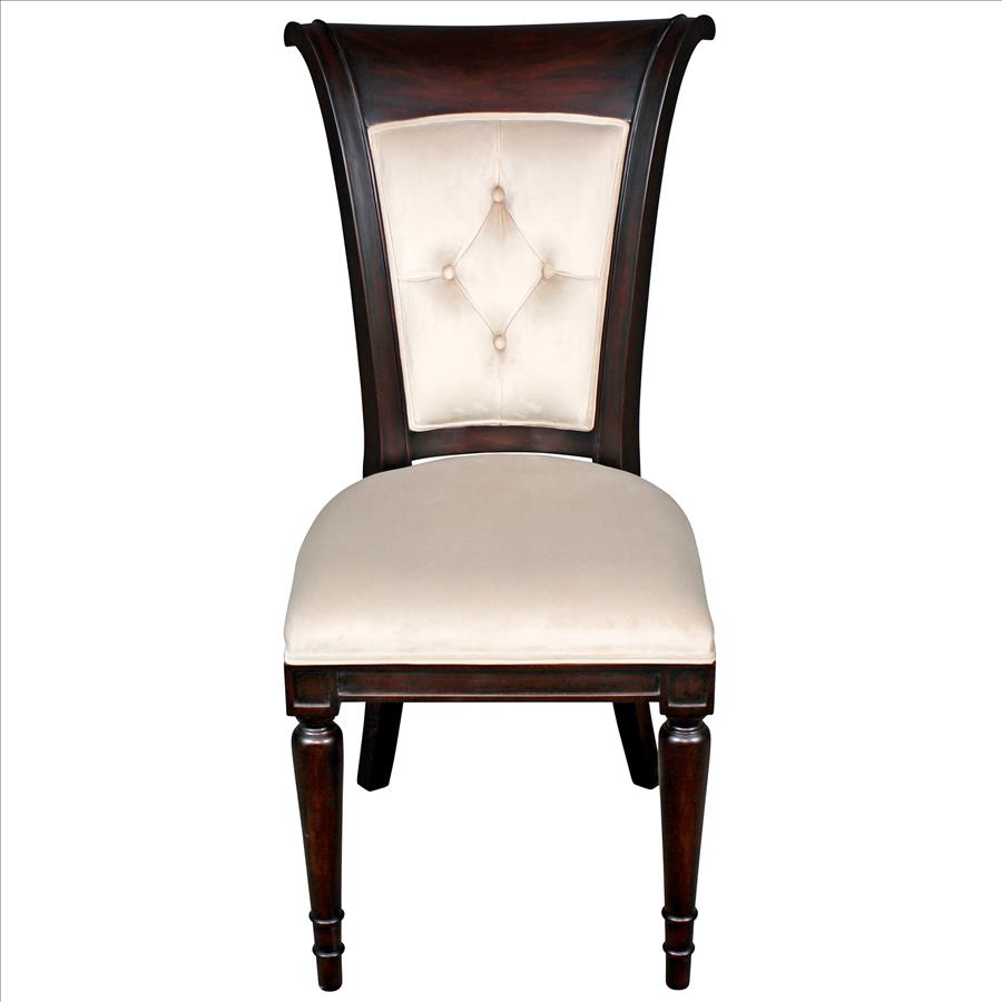 Bacall Waterfall Curved Back Dining Chair