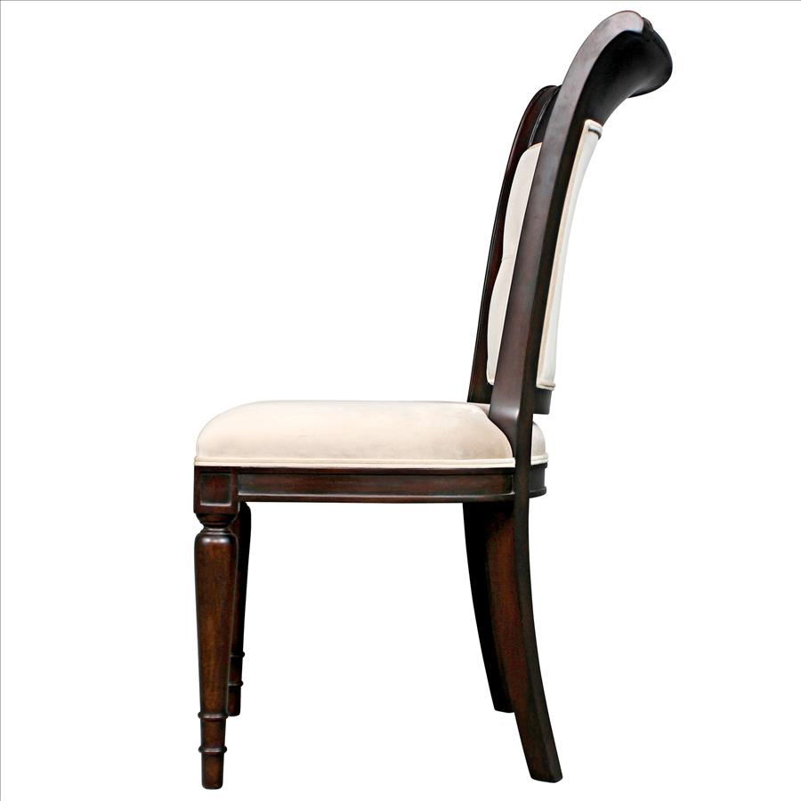 Bacall Waterfall Curved Back Dining Chair