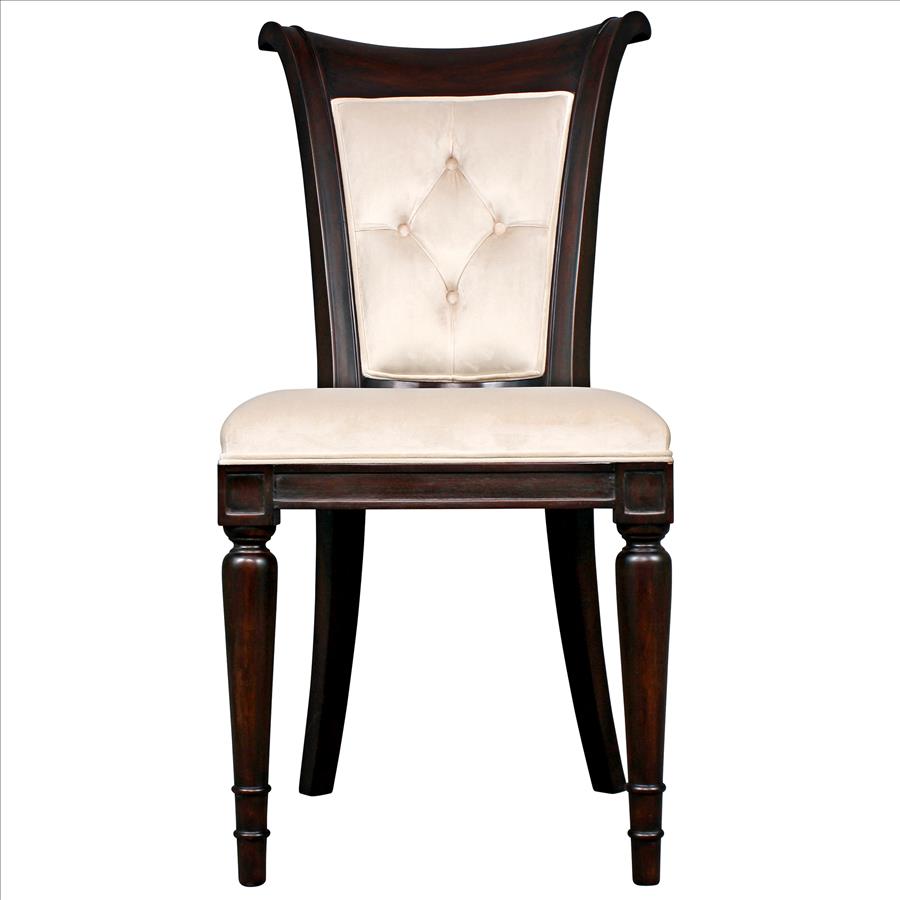 Bacall Waterfall Curved Back Dining Chair