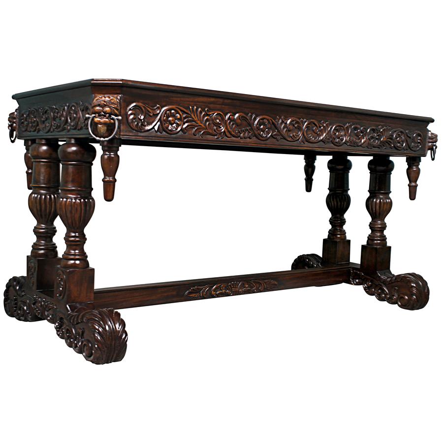 Sir Benedict's Renaissance Library Table