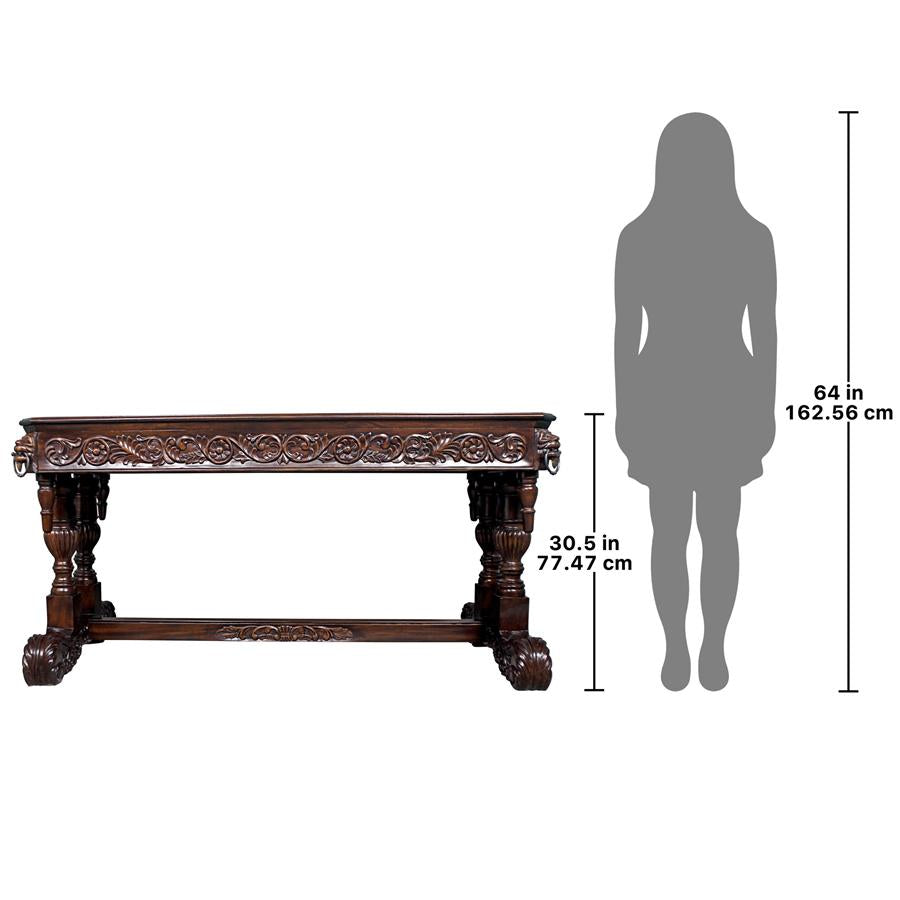 Sir Benedict's Renaissance Library Table