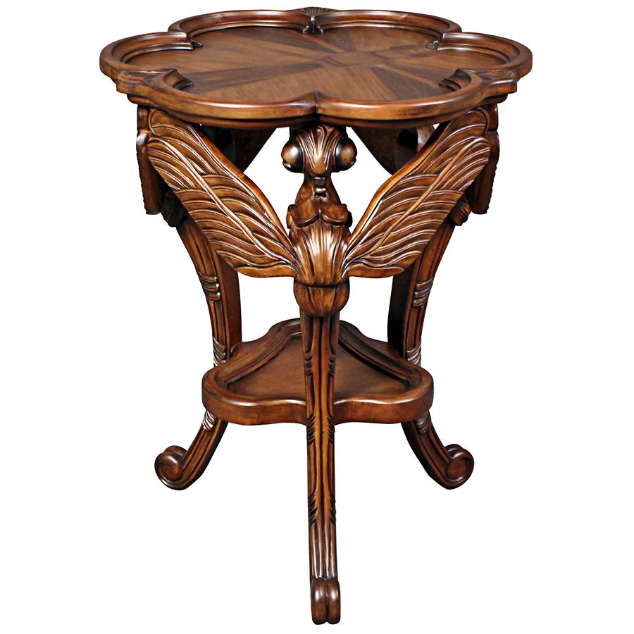 Art Nouveau Galle Dragonfly Occasional Table