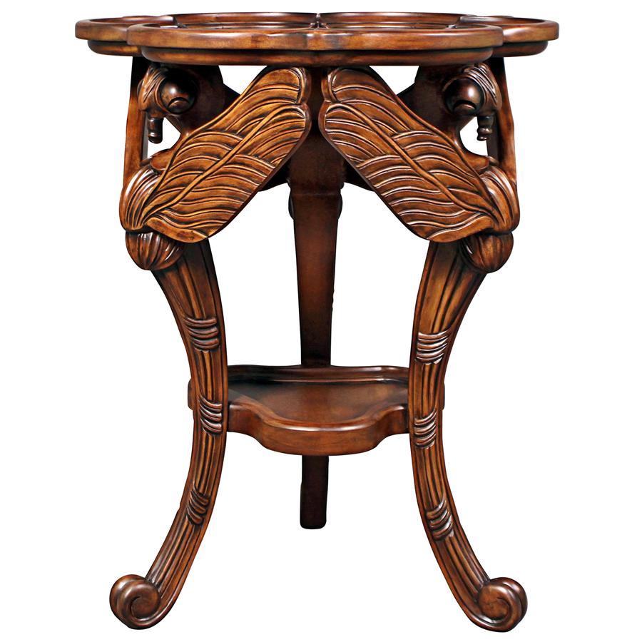 Art Nouveau Galle Dragonfly Occasional Table
