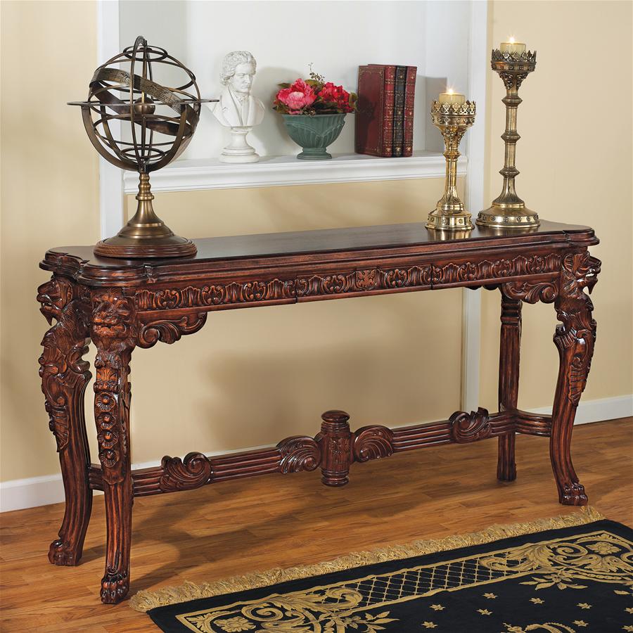 Lord Raffles Grand Hall Lion Leg Console