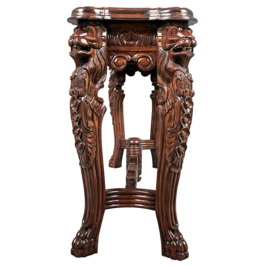 Lord Raffles Grand Hall Lion Leg Console