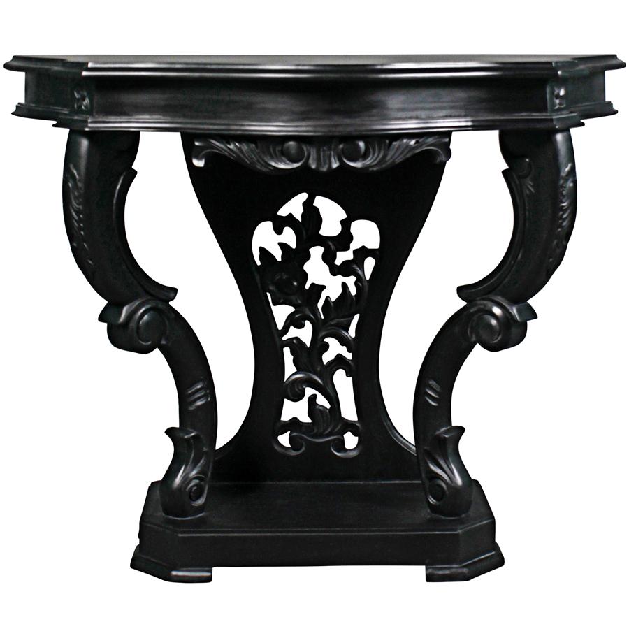 The Val de Loire Console Table: Ebony