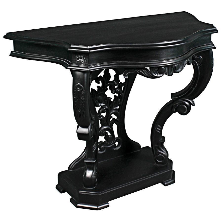 The Val de Loire Console Table: Ebony