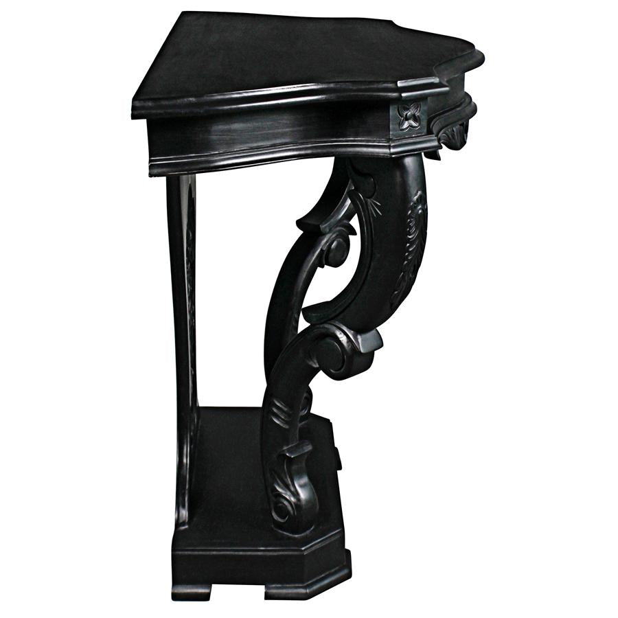 The Val de Loire Console Table: Ebony