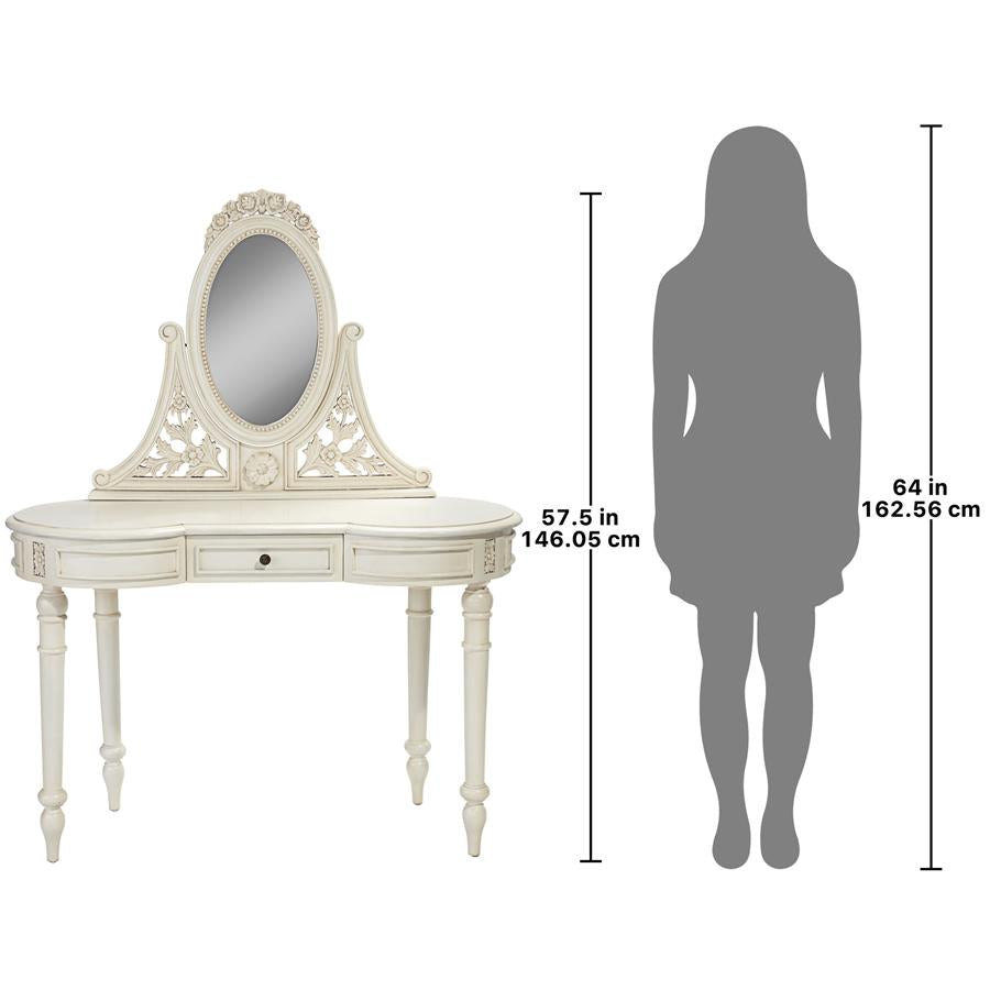 Mademoiselle Madelyn French Vanity Dressing Table