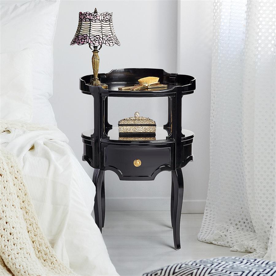 Adoree French 1920s-Style Occasional Side Table: Each